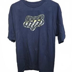 Fox Racing Men's XL Regular Fit T-Shirt Navy Blue